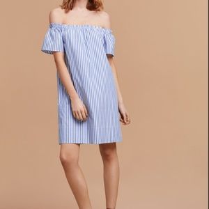 Aritzia Wilfred Lunette Dress (Striped)